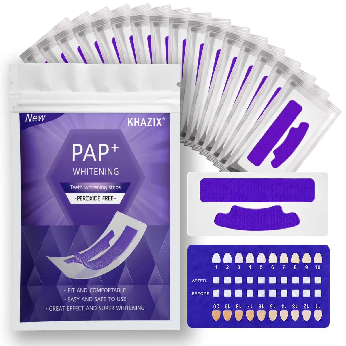 1/7 pairs Teeth Whitening Stri - огляд і ціна Teeth Whitening Strips Crest