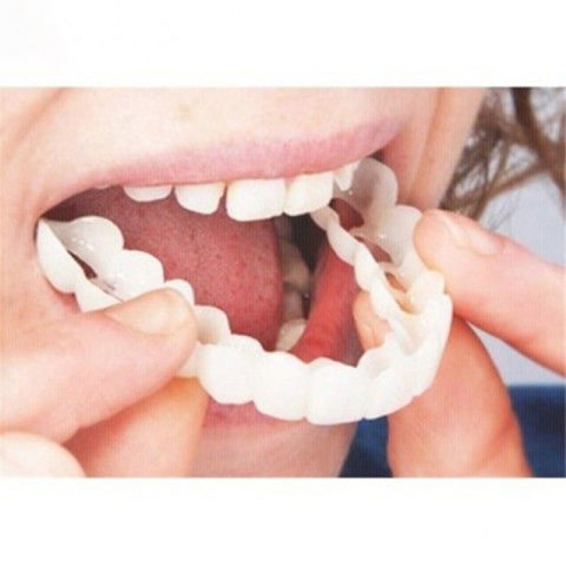 Perfect Fit False Teeth Cover  - огляд і ціна Teeth Whitening With Braces