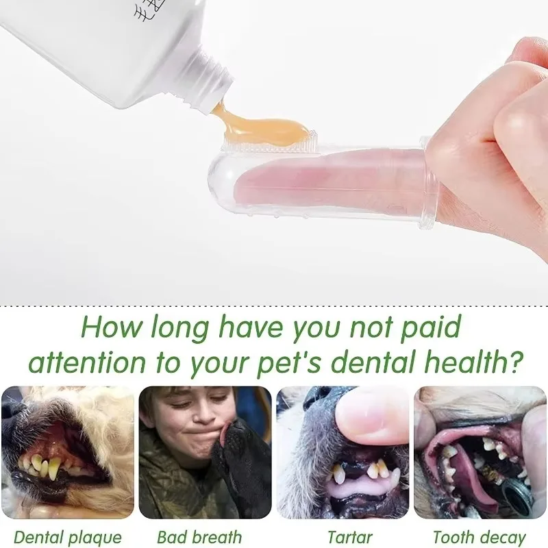 Super Soft Pet Finger Toothbru - огляд і ціна Teeth Whitening Mouthwash