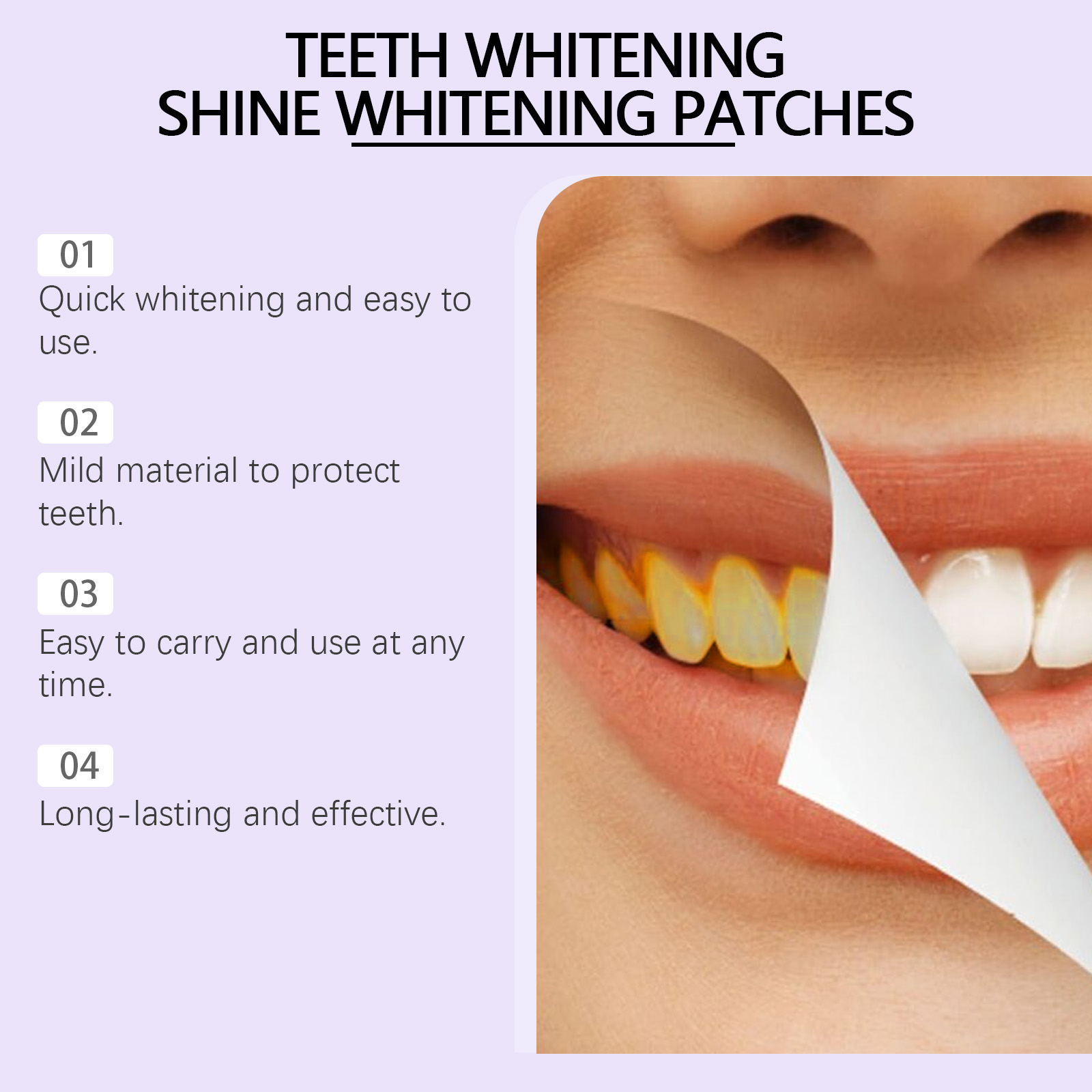 Purple Teeth Whitening Strips  - огляд і ціна Teeth Whitening Strips Crest