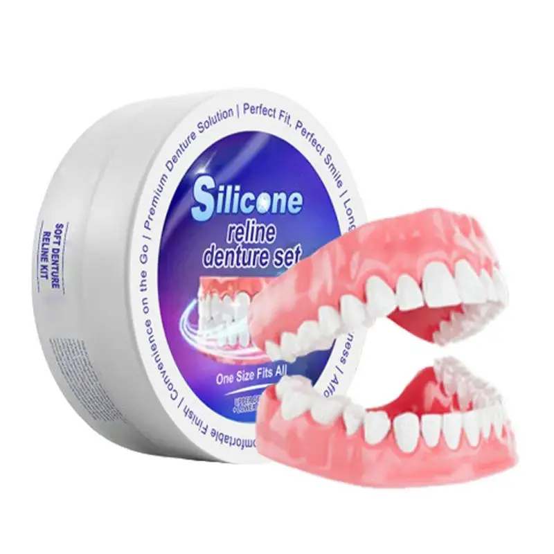 Silicone Denture Set Fit Tempo - огляд і ціна Teeth Whitening With Braces