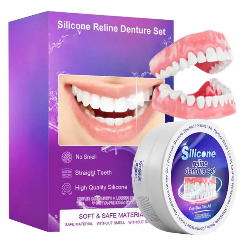 Silicone Denture Set Fit Tempo - огляд і ціна Teeth Whitening With Braces