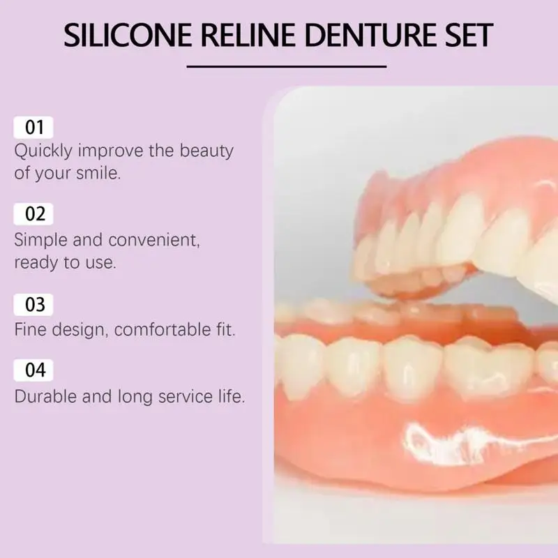 Silicone Denture Set Fit Tempo - огляд і ціна Teeth Whitening With Braces