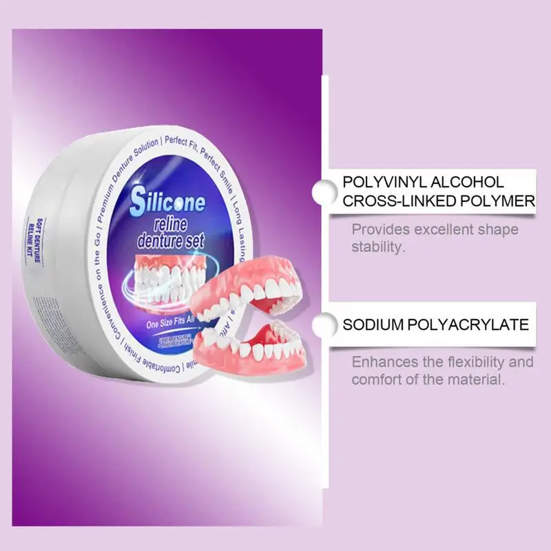 Silicone Denture Set Fit Tempo - огляд і ціна Teeth Whitening With Braces