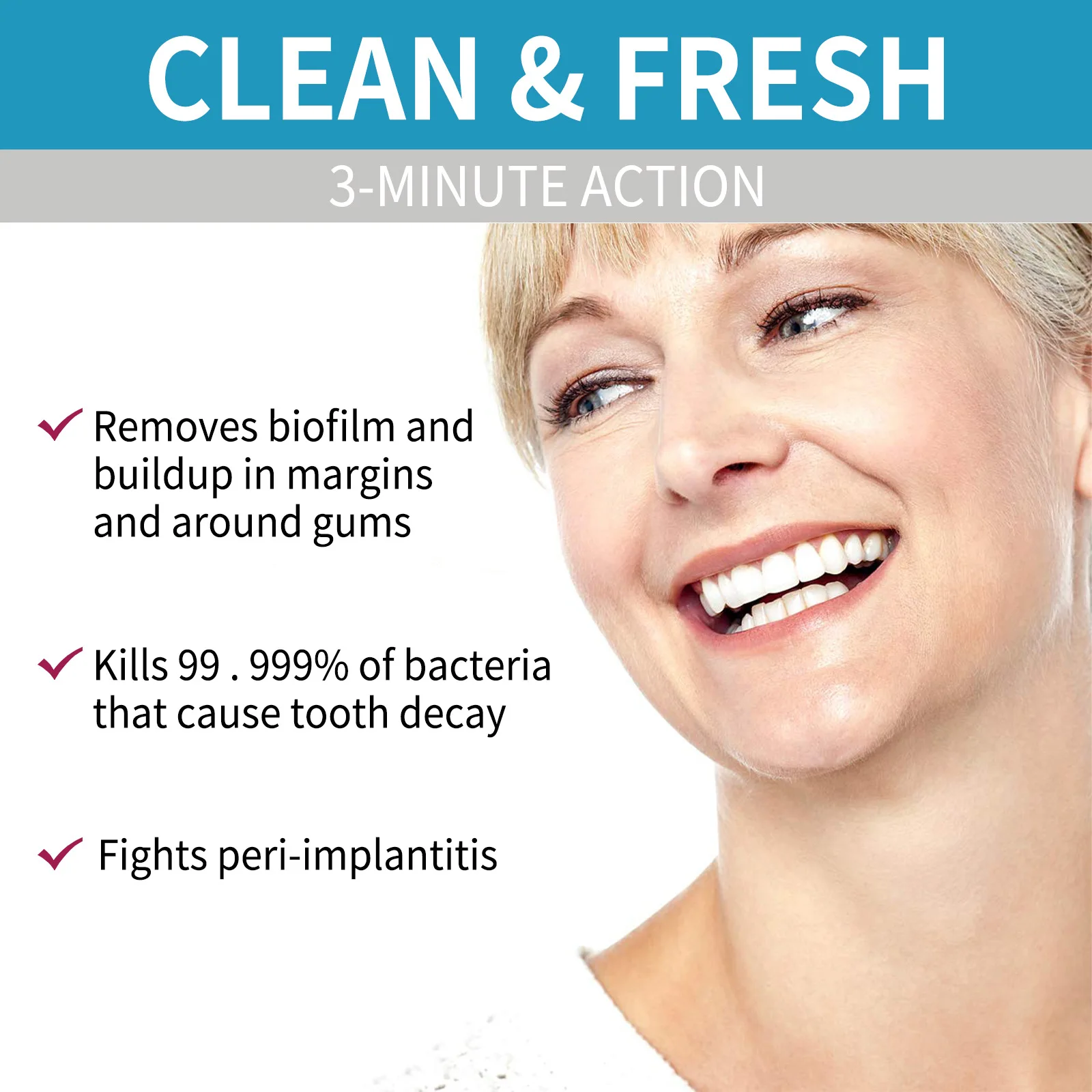 Aligner Denture Cleaner Foam D - огляд і ціна Teeth Whitening With Braces