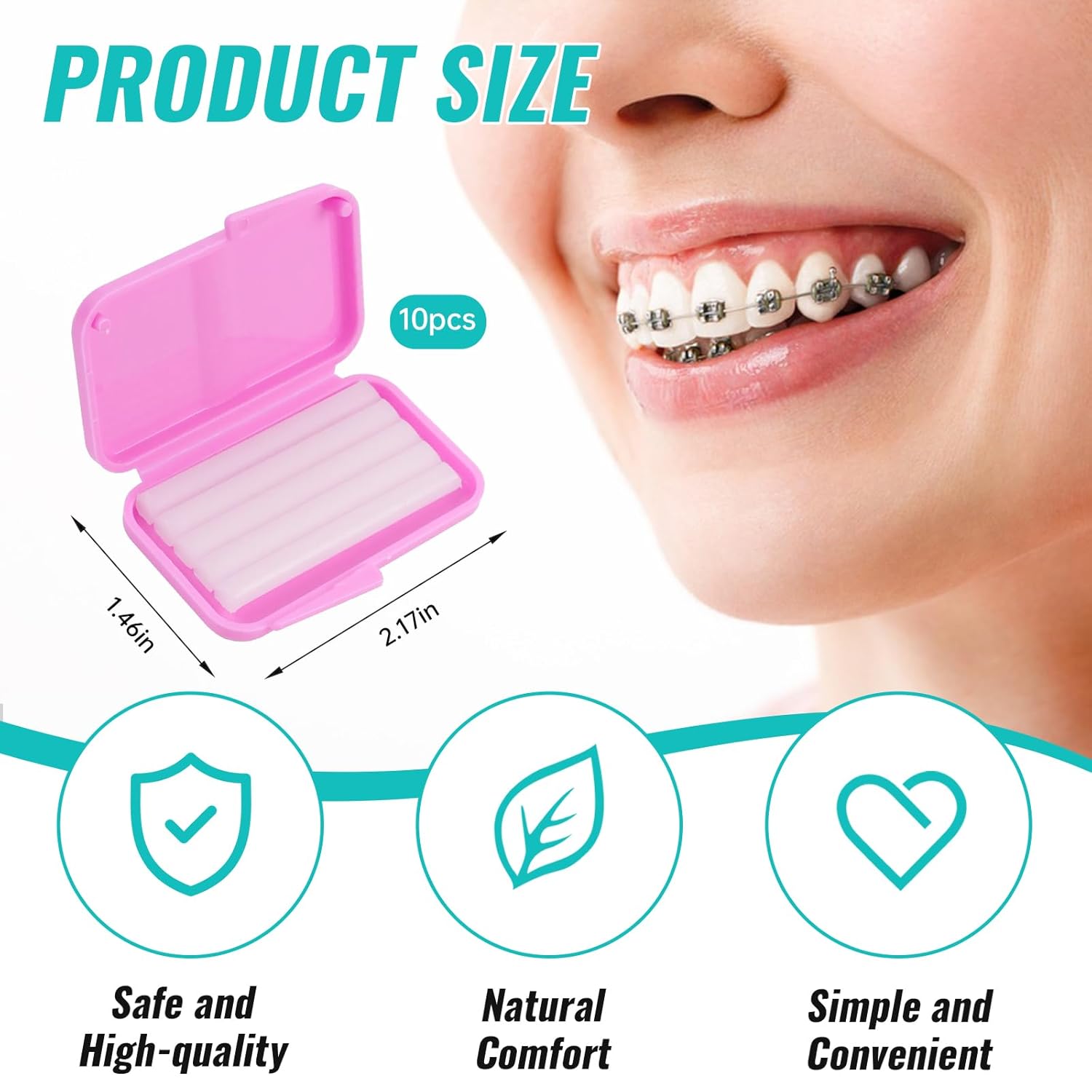 10box Dental Orthodontic Relie - огляд і ціна Teeth Whitening With Braces