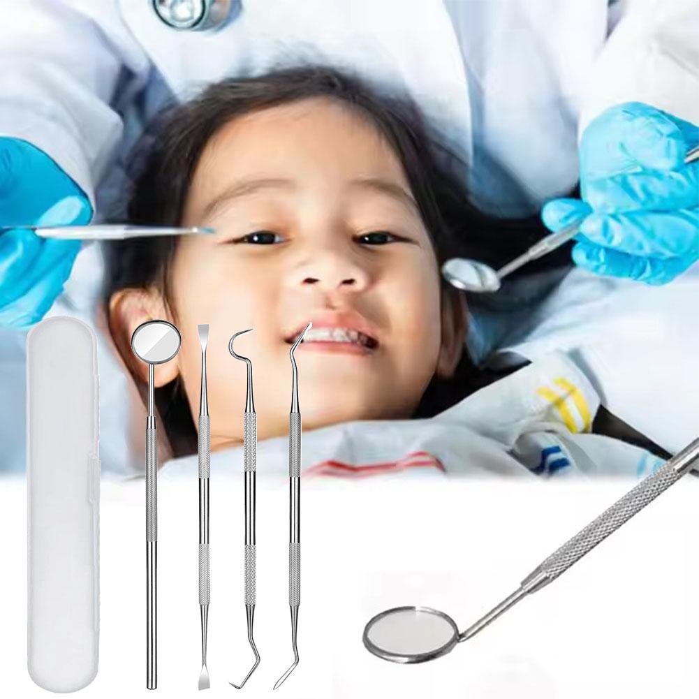 4PCS Oral Care Tool Kit Stainl - огляд і ціна Teeth Whitening Mouthwash
