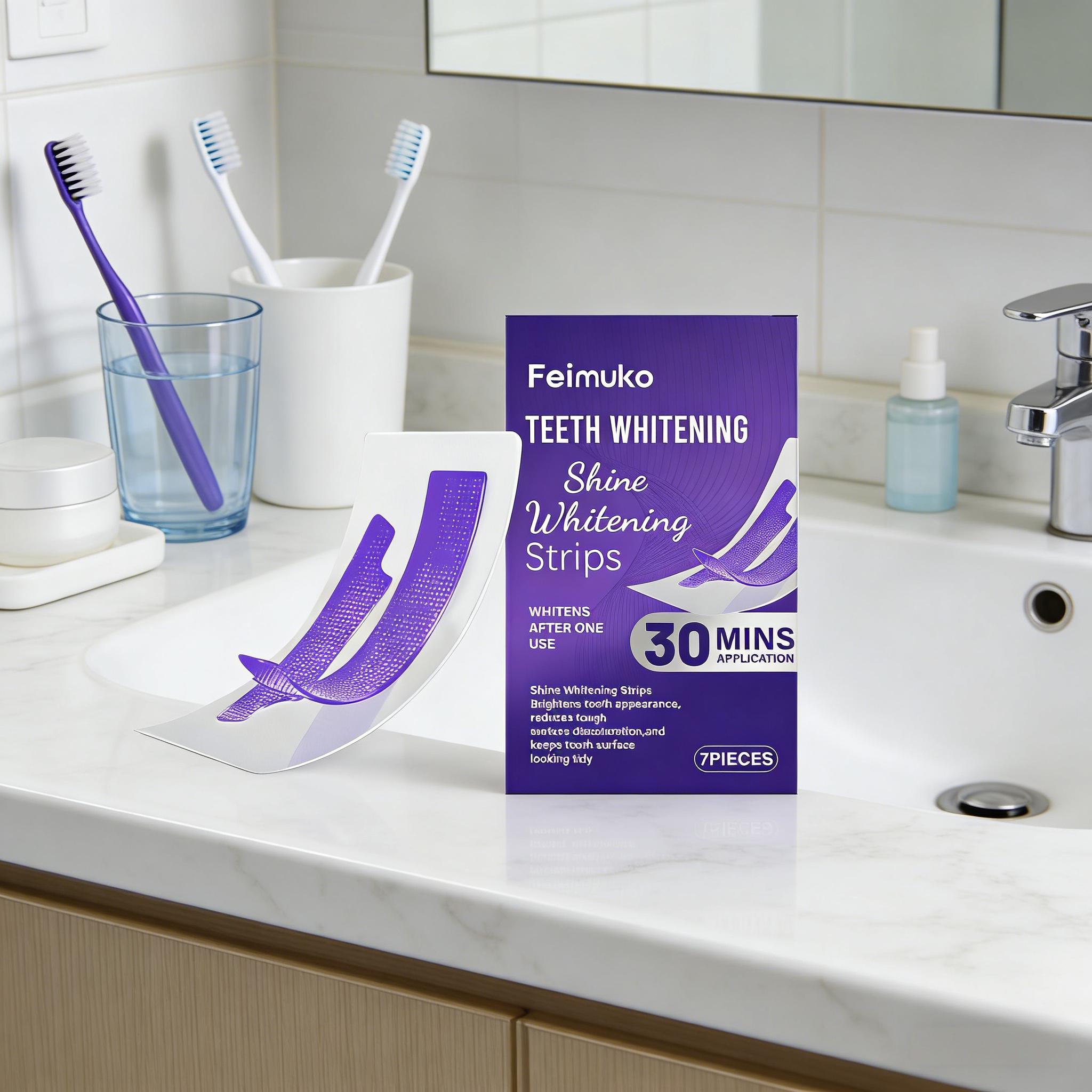 Teeth Whitening Strip Reduce S - огляд і ціна Teeth Whitening Strips Crest