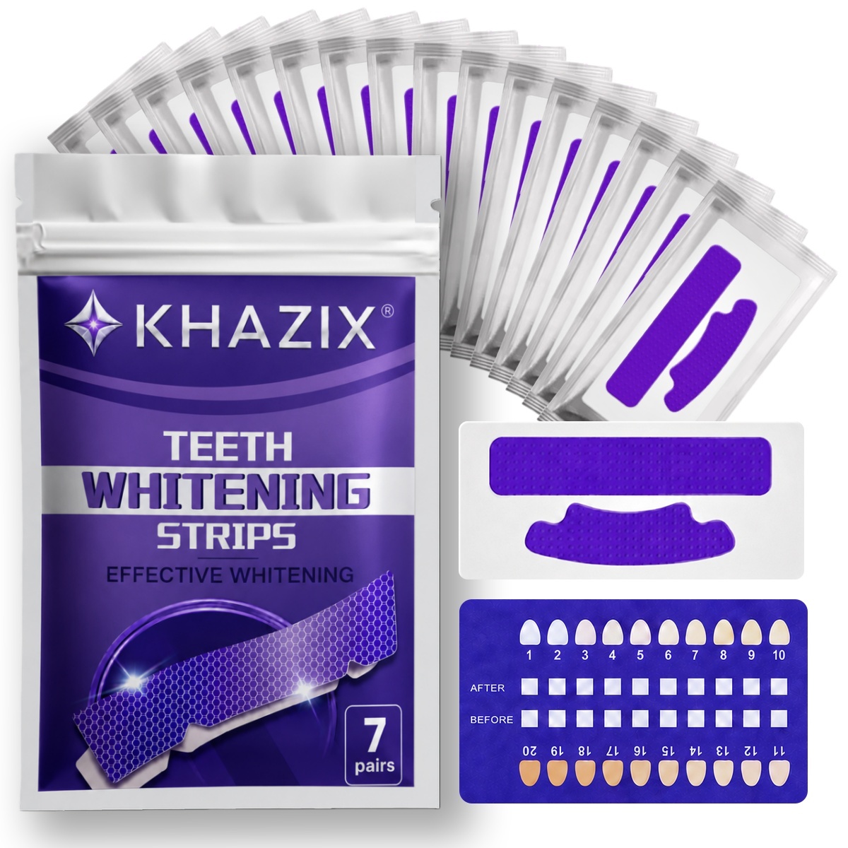 1/7 pairs Teeth Whitening Stri - огляд і ціна Teeth Whitening Strips Crest
