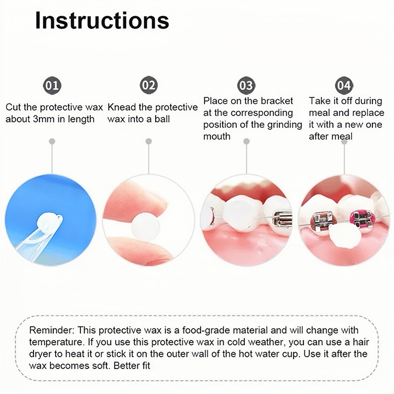 10pcs Dental Orthodontic Relie - огляд і ціна Teeth Whitening With Braces