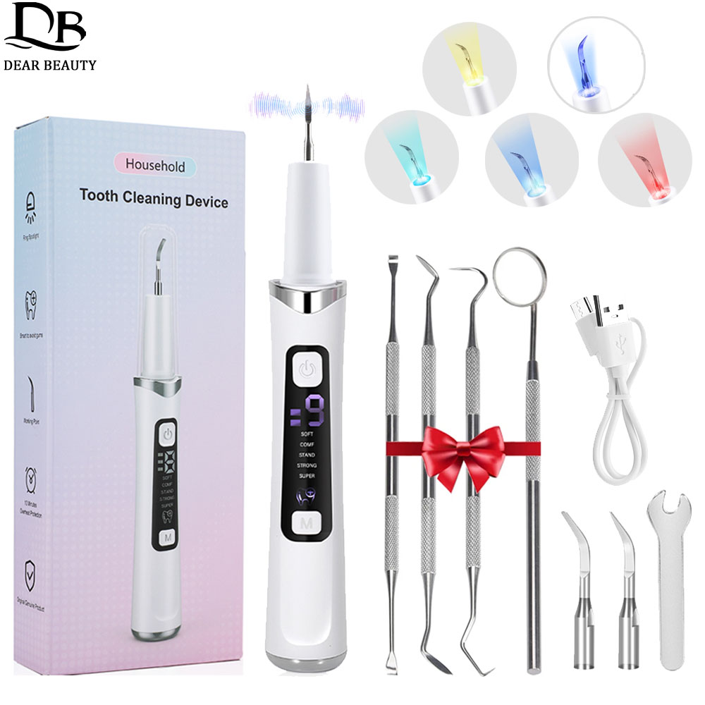 5 LED Light Ultrasonic Tooth C - огляд і ціна Teeth Whitening Mouthwash