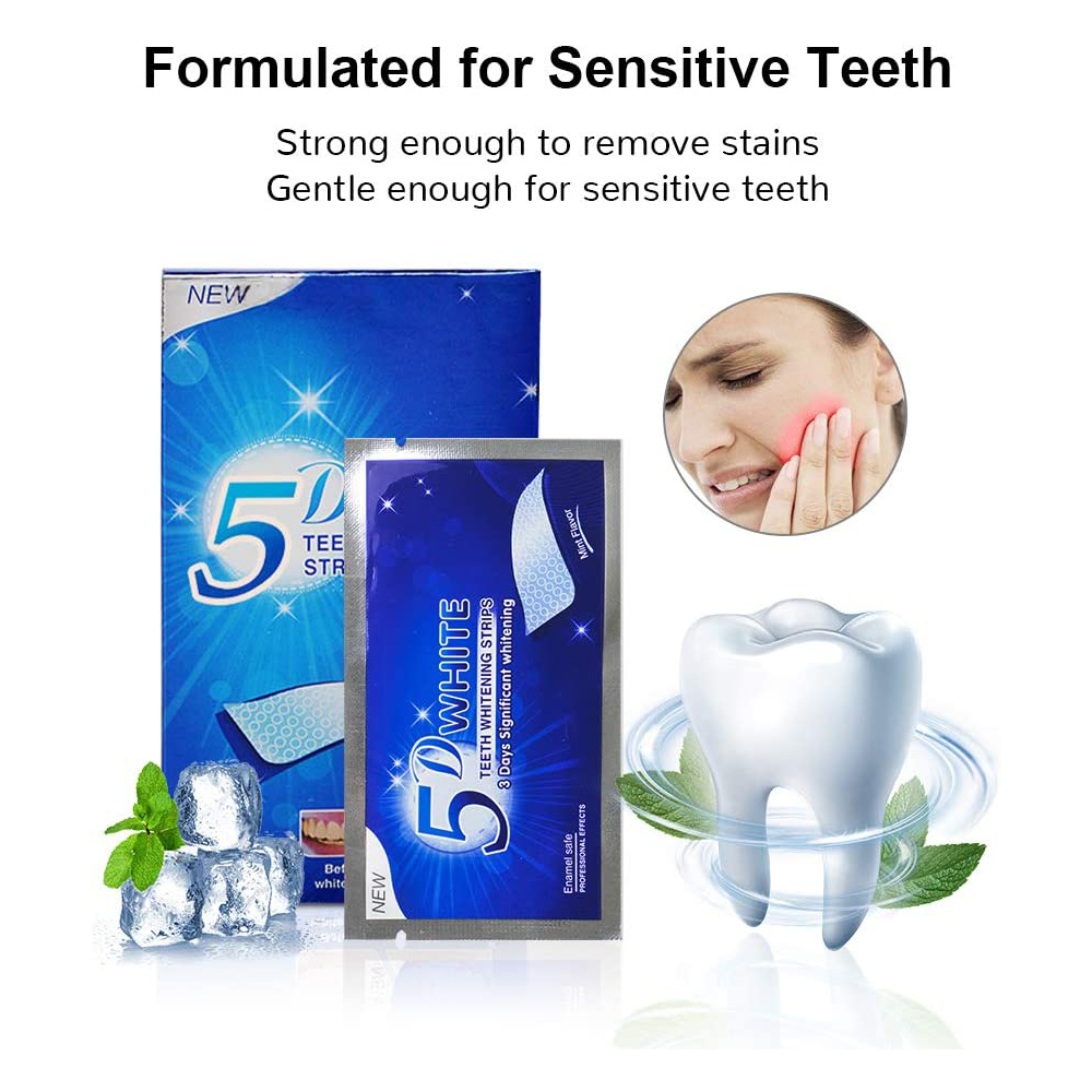 5D White Teeth Whitening Strip - огляд і ціна Teeth Whitening Foam